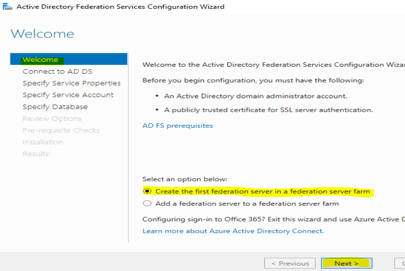 Active Directory Federation Service