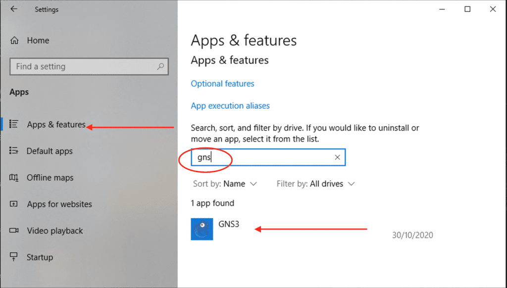 Graphical network emulator uninstall
