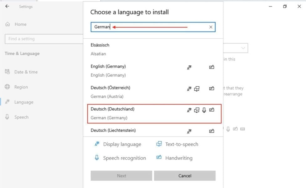 Windows Server language settings