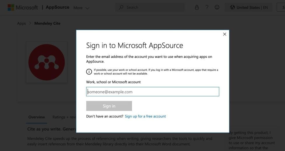 sign in to your microsoft account