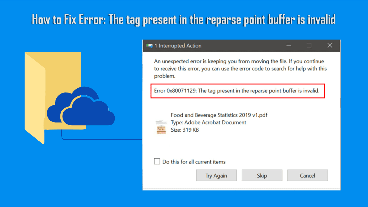 Fix OneDrive Error