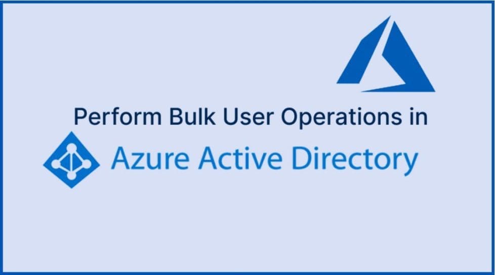 Bulk operations in Azure AD
