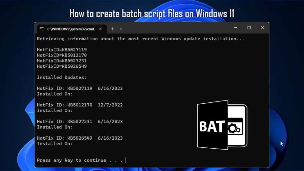 Featured image batch file.