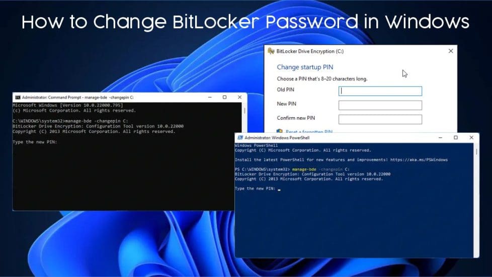 Change BitLocker Password in Windows