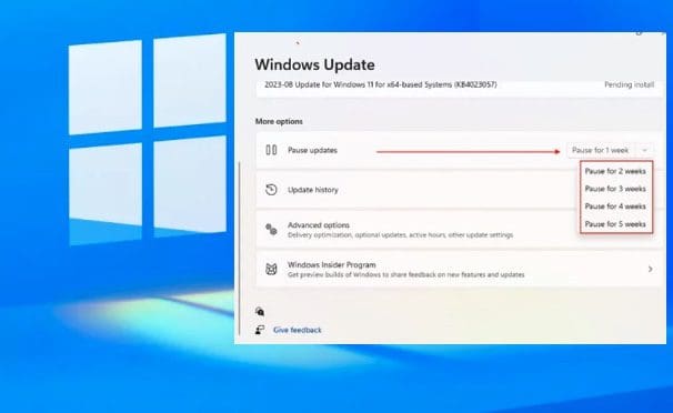 How to pause updates and why
