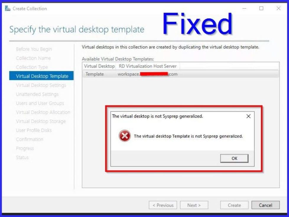 Fixed Sysprep Generalize 1