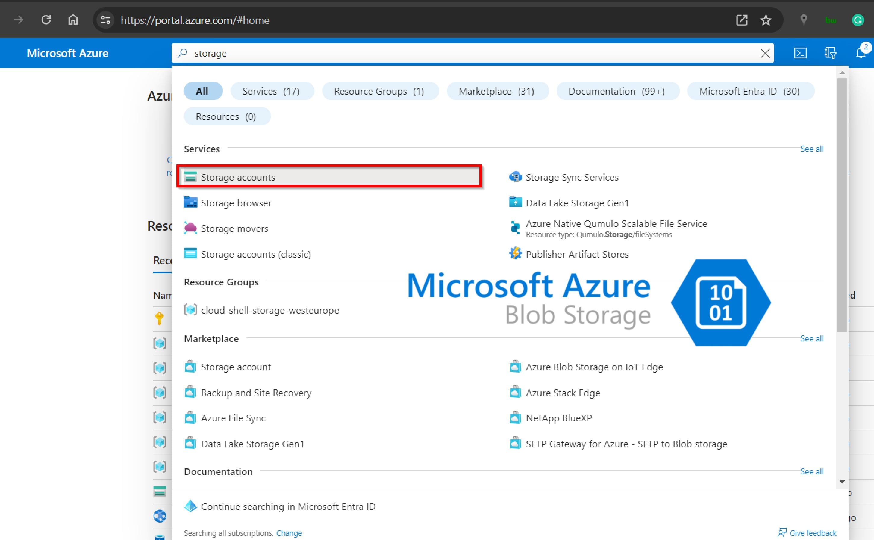 Deploy static website to azure blog storage