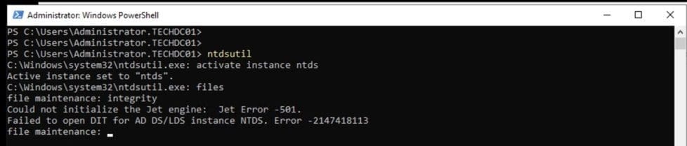 501-JET_errLogFileCorrupt