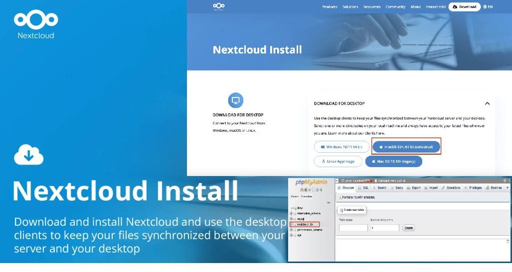 Nextcloud installation on macOS