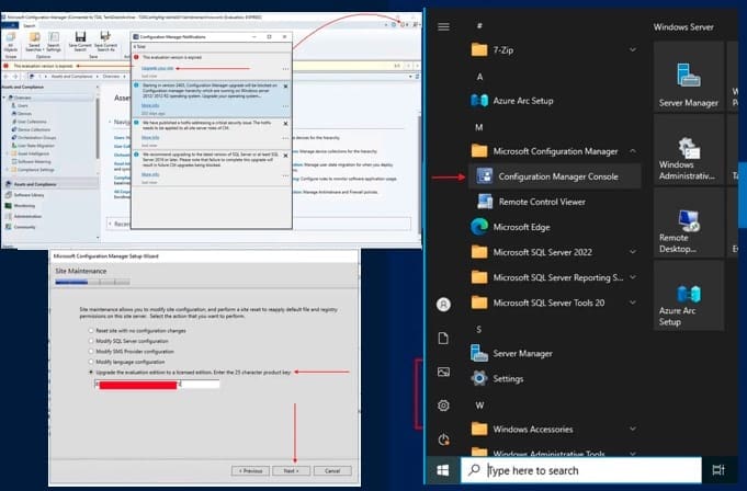 Expired Evaluation Configuration Manager to Full Version