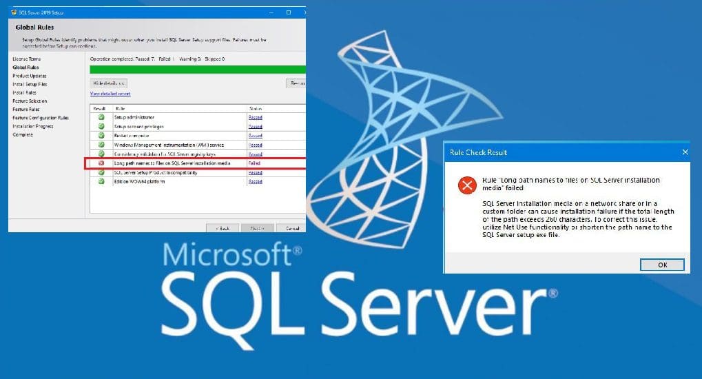 installer file too long fix